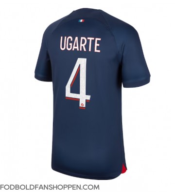 Paris Saint-Germain Manuel Ugarte #4 Hjemmebanetrøje 2023-24 Kortærmet